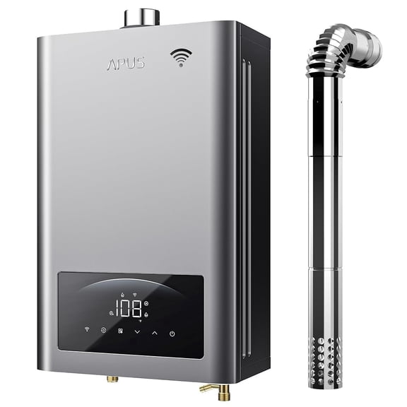 Natural Gas Tankless Water Heater,140,000 BTU,Indoor Installation, Zero Cold Water , Smart Wi-Fi App Control