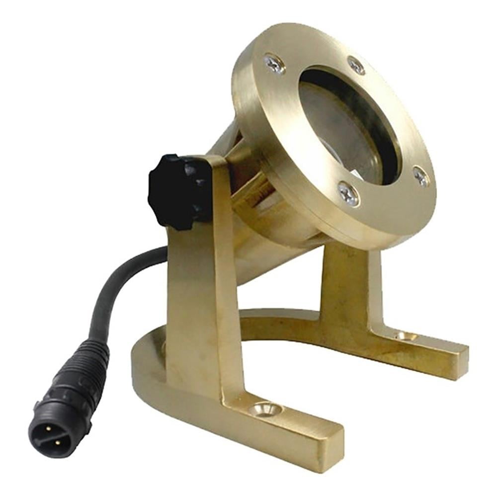Brass 3-Piece LED Underwater Spotlight Kit