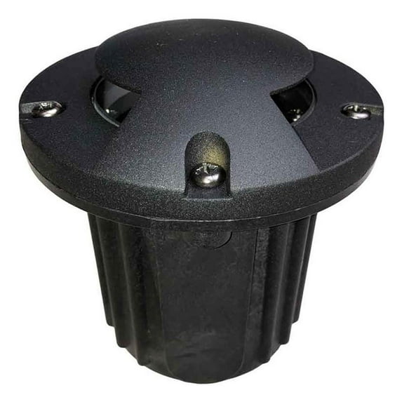 AQ Lighting 5" Metal & Composite Well Light with Bi-Directional Cover in Black