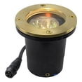 thumbnail image 1 of AQ Lighting Metal & Composite Well Light with Open Face Cover in Brass, 1 of 3