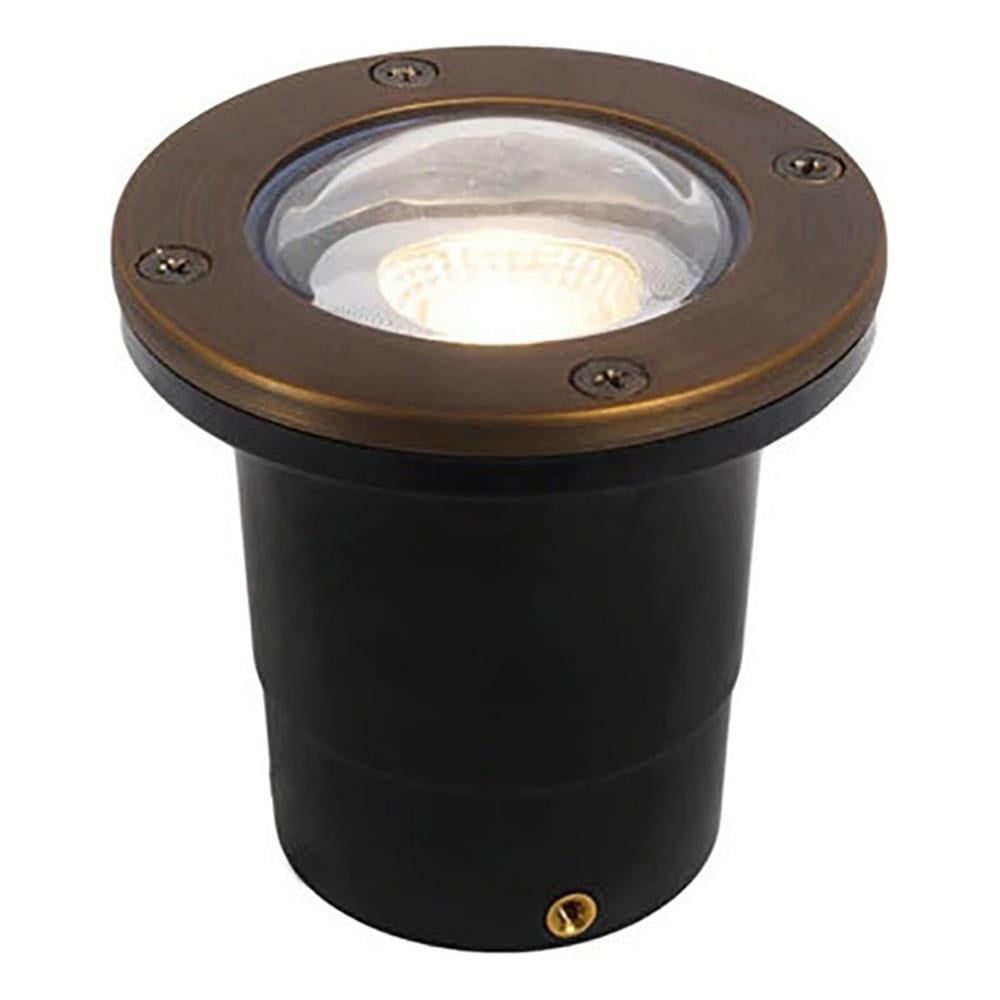 Bronze and Black Metal Composite 4" In-Ground Well Light