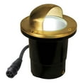 thumbnail image 1 of AQ Lighting Metal & Composite Well Pathway Light with Eyebrow Cover in Brass, 1 of 3