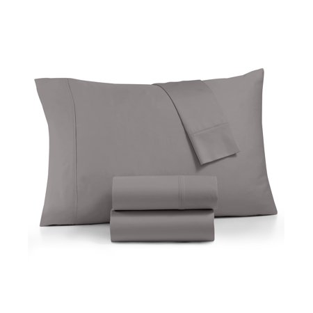 AQ Textile 625 Thread Count Cotton Blend Optimal Performance Stay Fit 4 Piece Queen Sheet Set, Gray