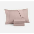 thumbnail image 1 of AQ TEXTILES Pink Solid 700 Thread Count Queen Sheet Set, 1 of 1