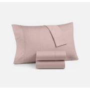 AQ TEXTILES Pink Solid 700 Thread Count Queen Sheet Set