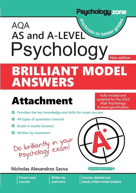 AQA A-Level Brilliant Model Answers -Attachment (updated for 2025 specification), (Paperback)