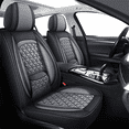 thumbnail image 1 of AQBDDBQ Car Seat Cover Fit for Chevrolet Chevy Malibu 2007-2026,Premuim Waterproof Leather Seat Protector,Scratch Resistant Easy Clean Airbag Compatible Gray,Front Set(2 Seats), 1 of 7