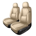 thumbnail image 1 of AQBDDBQ Car Seat Covers Front Seats for Toyota Prius 2001-2015 Leather Car Seat Protector with Lumbar Support Compatible Airbag Beige,Front Set(2 Seats), 1 of 10