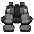 thumbnail image 1 of AQBDDBQ Car Seat Covers Full Set Fit for Chevrolet/Chevy Colorado 2015-2025 5 Seats Waterproof Leather Front and Back Car Seat Covers Protectors Grey,Full Set(2 Row 5 Seats), 1 of 10