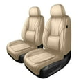 thumbnail image 1 of AQBDDBQ Front Seat Covers Custom for Honda Fit 2007-2020 Breathable Comfort Leather Seat Covers Car Seat Protector Beige,Front Set(2 Seats), 1 of 10
