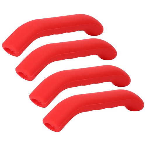 AQCW 2 Pairs Bicycle Brake Levers Sleeves Simple Installation Universal Anti-Slip Brake Handle Protection Covers Accessories