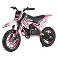 thumbnail image 1 of AQCW 49cc 2-Stroke Kids Dirt Bike,Gas Power Motocross,Off Road Mini Motorcycle,Children Pocket Motorbike with Front Rear Disc Brakes (Pink), 1 of 11