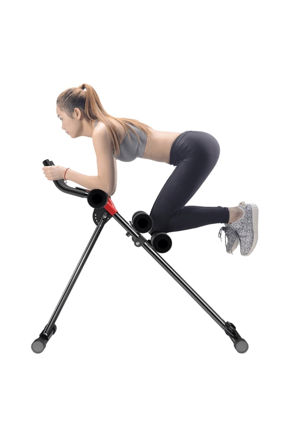 Abdominal Roller,Ab Workout Equipment,Adjustable Ab Machine Full Body Workout for Home Gym,Strength Training Exercise Equipment for Body Shaping,Foldable Waist Trainer