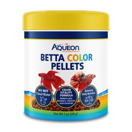 Aqueon Betta Color Pellets 1 Ounce