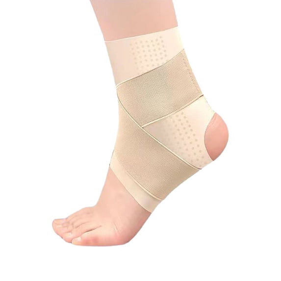 AQGT 1Pc Ankle Support Stabilizer Elastic Breathable Compression Strap for Arthritis Achilles Tendonitis Plantar Fasciitis Joint Pain Ankle Braces for Pain Relief & Prevent