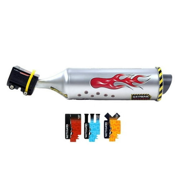 AQGT Bicycle Exhaust Pipe with 6 Sound Effects MTB Road Mountain Bike Sound Maker Motorcycle Turbo Sound Exhaust System Bike Accessories