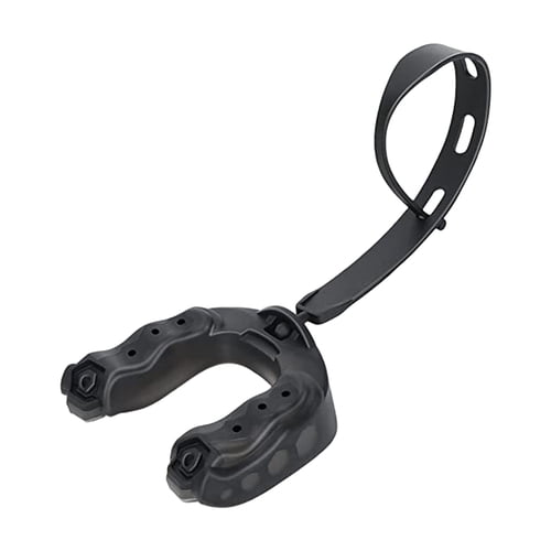 AQGT Football Mouth Guard Adult Youth Sports Mouthguard with Strap Football Boxing Mouthpiece for Rugby Lacrosse Hockey