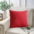 thumbnail image 1 of AQITTI 15.75*15.75Inch Solid Color Pillow Sofa Cushion Pillowcase Home Living Room Large Cushion Waist Cushion for Living Room Bed Sofa and Car（Only Pillowcase, Without Pillow Core）, 1 of 3