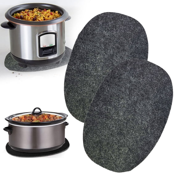 Prolong Mat AQITTI 2 Pcs Heat Resistant Mat for Slow Cooker, Air Fryer, Coffee ...