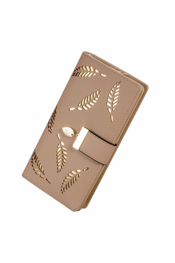 Clearance! Household Tools Women'S Long Bifold Wallet Leather Card Holder Purse Zipper Buckle Elegant Clutch Wallet Handbag for Women