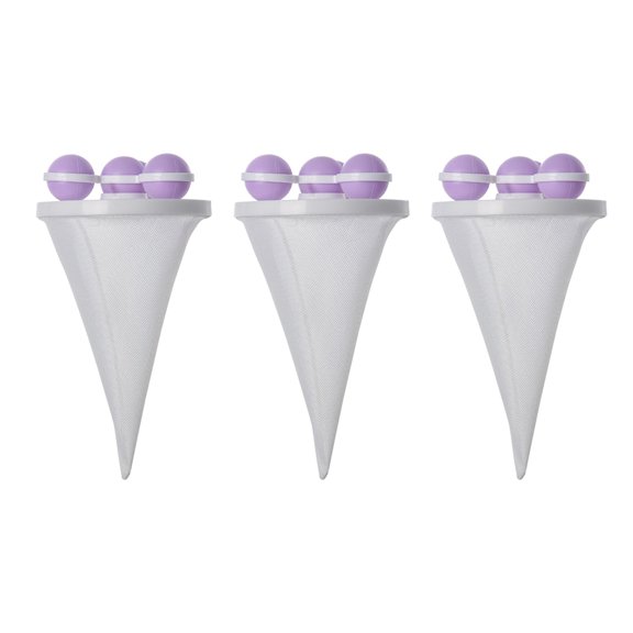 AQITTI Floating Hair Filtering Mesh Removal 2024 New Pet Hair Remover Lint Catcher for Laundry Reusable Washing Machine Hair Catcher Tool Washing Machine Floating Lint Mesh Bag(Blue 3Pc