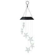 AQITTI Garden Supplies EpicGadget Large Star Solar Light Solar Star Wind Chime Color Changing Outdoor Solar Garden Decorative Lights for Walkway Backyard Christmas Decoration Parties