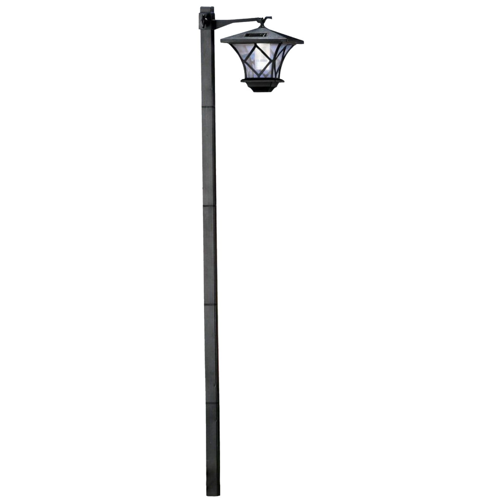 AQITTI Garden Supplies Solar Outdoor Post Lights With 2 Solar Panels Water Proof 2 In 1 Light Design Decorative Pole Lights Outdoor With Auto Working Mode Decorative Floor Lamp for Garden Backyard