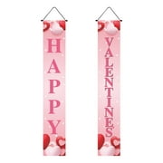 AQITTI Garden Supplies The Porch Of The Couplet Decorative Curtains and Banners Hang On A Family Vacation Party On Valentine's Day Ornamental Horticulture Gardening Tools