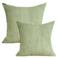 thumbnail image 1 of AQITTI Bargain Clearance! 20" X 20" Modern Contemporary Transitional Striped Polyester Throw Pillow Pillowcase ( 2 Count), 1 of 9