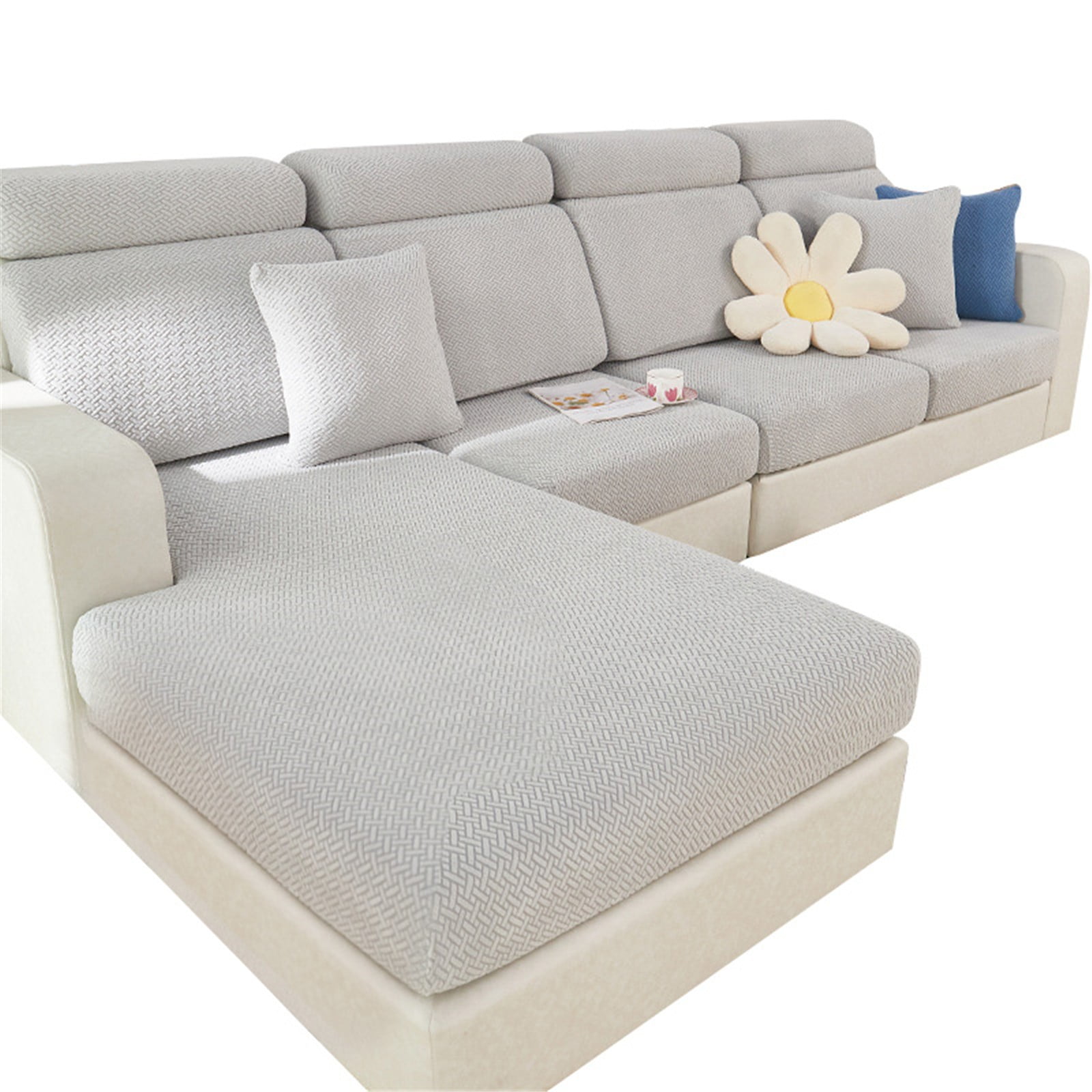 AQITTI Home Textile Couch Covers 2023 New Wear Universal Sofa Cover