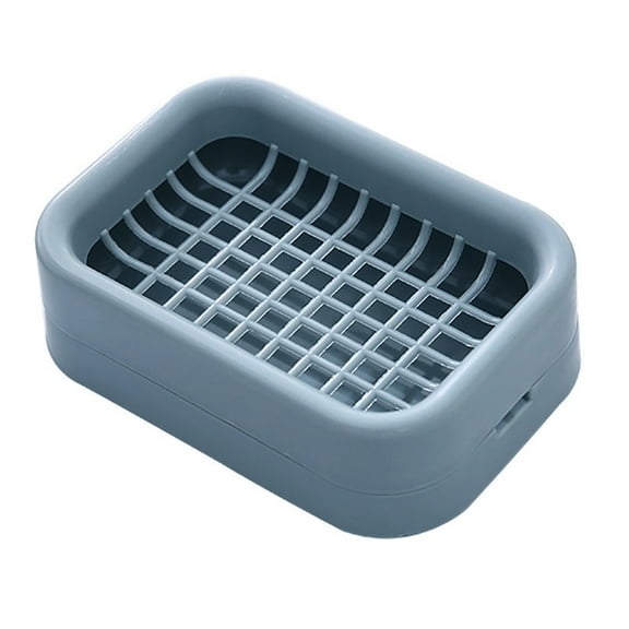 AQITTI Home Textile Soap Dish With Drain Bar Soap Holder for Shower Bathroom Toilet Soap Box Home Decoration Suitable for Living Room and Bedroom