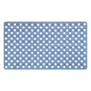 AQITTI Home Textile Square Shower Mat Extra Large Non Slip Mat for Elderly & Kids Bathroom Drain Holes Strong Suction Cups Machine Washable Home Decoration Suitable for Living Room and Bedroom