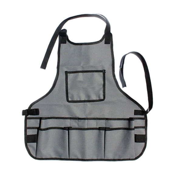 AQITTI Household Kitchen Tools Mens Aprons Apron with Tool Pockets Gardening Apron Gardener Artist Apron Canvas Apron Grilling Garden Apron for Men Women with 14 Pockets Gardening Tool Work Aprons