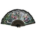 thumbnail image 1 of AQITTI Household appliances Chinese Style Lace Hand Held Folding Fan Dance Party Wedding Decor Suitable for home, office, bedroom, 1 of 1