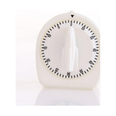 AQITTI Kitchen Timer 60 Minutes Mechanical Timer Clock with Loud Alarm Countdown Timer No Battery Needed for Oven Cooking Baking Exercise Fitness Teaching Classroom Study