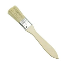 AQITTI Pastry Brush, Basting Brush, with Boar Bristles and Beech Hardwood Handles, Oil Brush for Barbecue Butter Grill BBQ Sauce Marinade, Kitchen Brush for Food Baking & Cooking Yellow