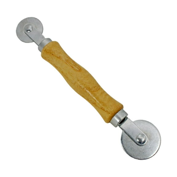 AQITTI Screen Rolling Tool Screen Roller Tool for Installing Window and Door Screens Wooden Handle and Steel Wheel