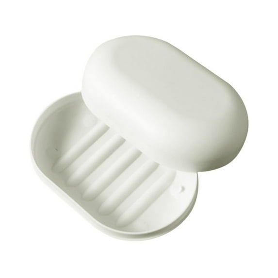 AQITTI Shower Travel Plastic Plate Soap Holder Storage Tray Home Box Dish Bathroom Bathroom Products for Shower, Bathroom, Kitchen, Bath Tub, Razor, Sponges, Drains Water Very Well