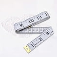 thumbnail image 1 of AQITTI Stationery Soft Tape Measure Double Scale Body Sewing Flexible Ruler for Weight Loss Ruler Learning tools for Student Learning, Campus, Office, Etc, 1 of 3