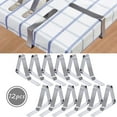 thumbnail image 1 of AQITTI Tablecloth Clips 12 Packs Clips Flexible Stainless Steel Table Cloth Cover Clamps Table Cloth Holders Ideal for Picnics Graduation Party, 1 of 3