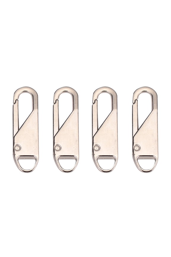 Zipper Pull, Universal Zipper Pull Replacement Kit, Removable Zipper Pulls Tab Replacement (4 Pcs), Zipper Pulls for Jackets, Luggage, Backpacks, Purses, Boots, Pants, Tents