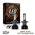 AQJ H4/9003 LED Headlight Bulbs 6000K Automotive Bulb Pack of 2 ...