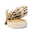 AQJW Halloween Skeleton Hand Candle Holder Spooky Skull Hand Shaped