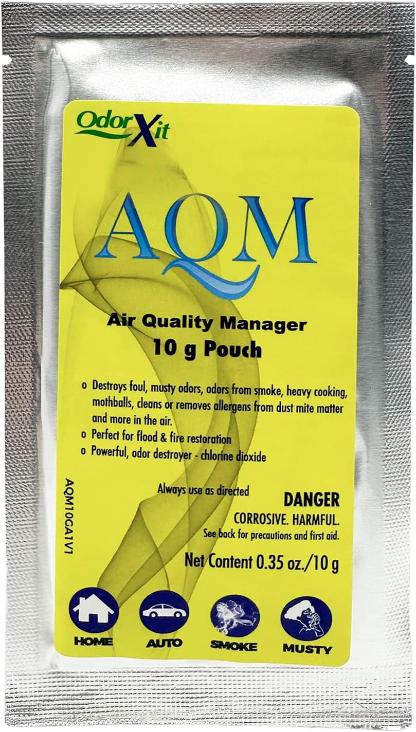 AQM By , Air Quality Manager Chlorine Dioxide Odor Removal Packet