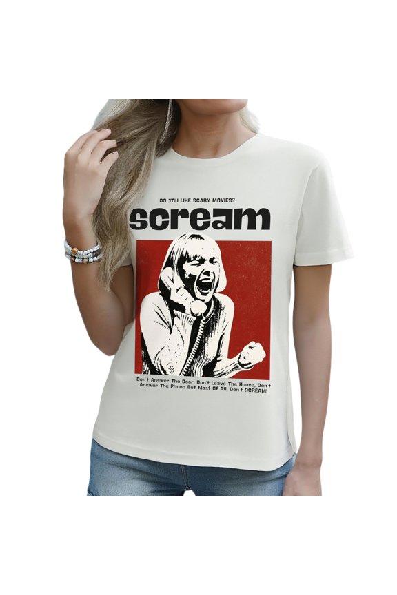 Womens T Shirt Summer Fun Graphic Short Sleeve Crewneck Tees Casual Shirt Tops