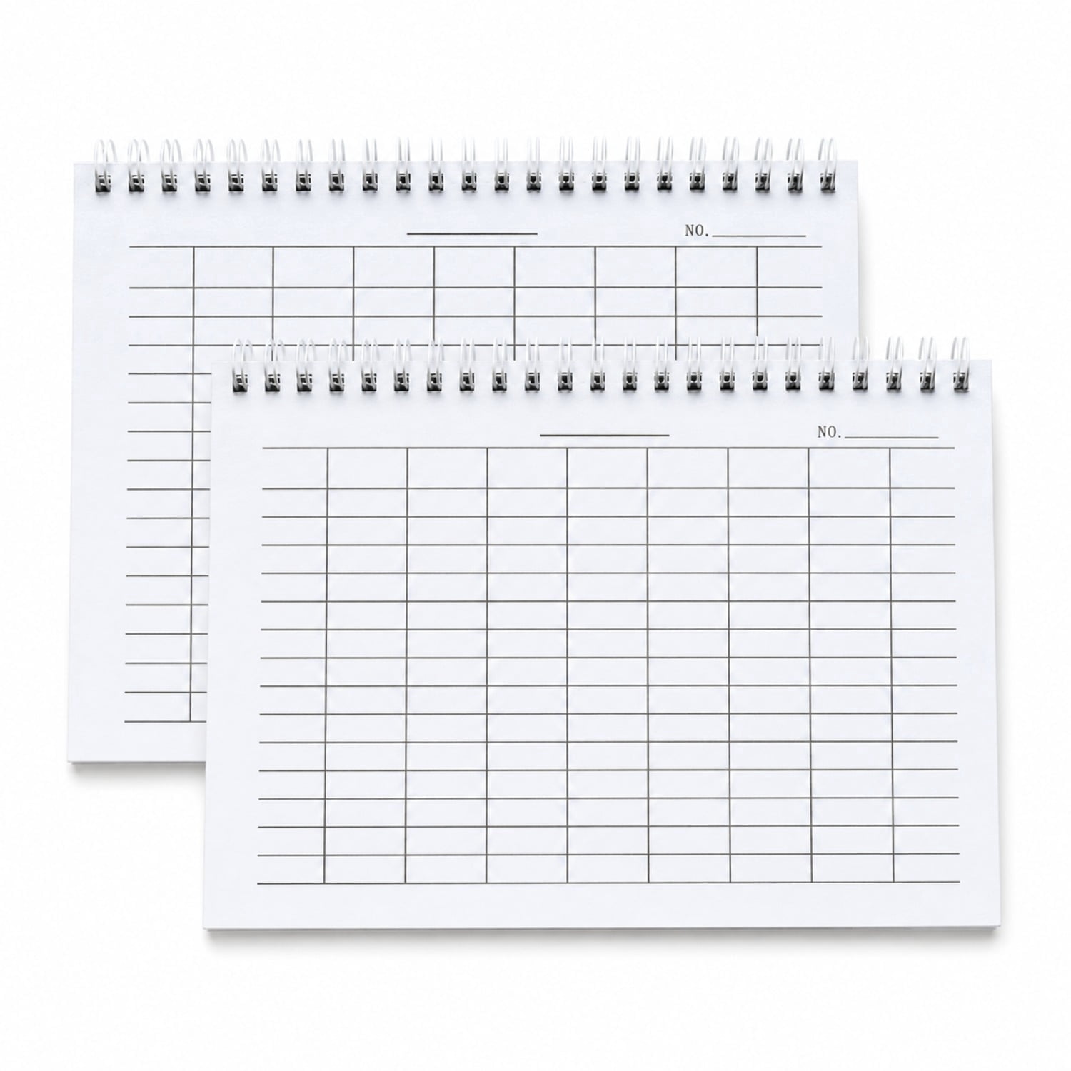 AQQNNA A5 Landscape Spiral Grid Notebook, 100 Pages, BlueTextured Cover ...