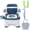 thumbnail image 1 of AQQW Bedside Commode, Commode Toilet for Elderly and Disabled, Potty Chair for Adults with Handles, Load 882lbs Heavy Duty Bedside Commodes for Seniors, 1 of 9