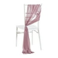 thumbnail image 1 of AQQW Elegant Chiffon Chair Sashes - 9ft Wrinkle-Free Wedding Aisle & Ceremony Decor, Draping Fabric for Reception, Banquet, and Party Decoration,Dark Pink, 1 of 8