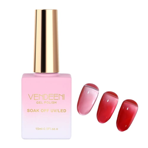 AQRS 15ml Nail Polish Safe Semi Permanent Lightweight Jelly Transparent