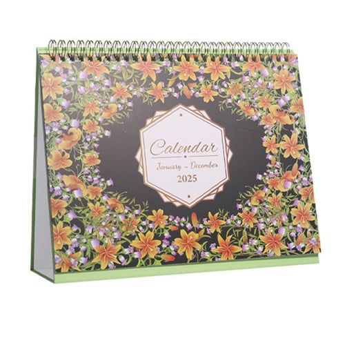 AQRS 2025 Desk Calendar 12 Months Standing Flip Calendar Desktop Stand aqrs-2025-desk-calendar-12-months-standing-flip-calendar-desktop-stand